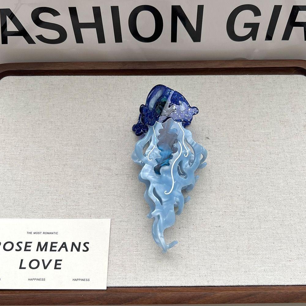 Китовый ацетат животное волос коготь уксусная кислота большая акула заколка креативный морской зверь заколка для волос девушка