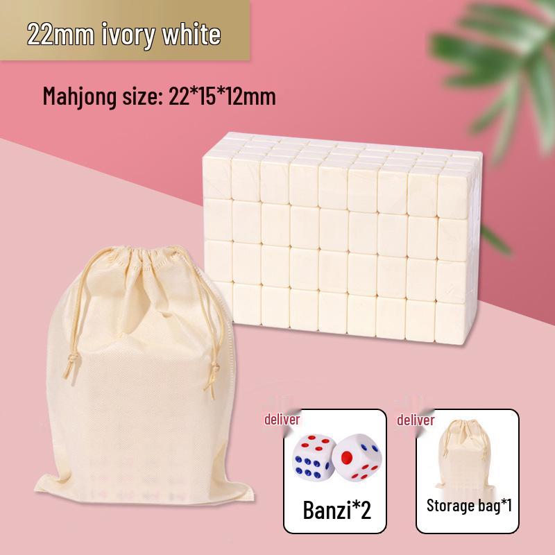 Компактный набор для маджонга: Массивные резные плитки с воробьями, размеры 24 мм и 30 мм, идеально подходят для путешествий и использования в общежитиях