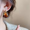 U-образные смоляные каффы на уши Ретро Y2K Высококачественные Осенние и Зимние Серьги