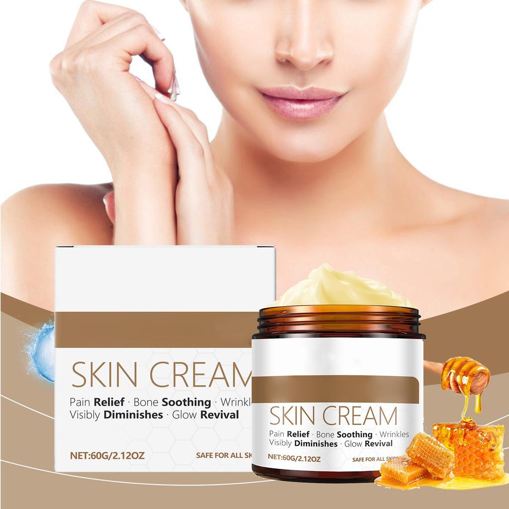 Крем для успокоения кожи осветляет морщины, подтягивает и успокаивает зуд и боль, многофункциональный уход