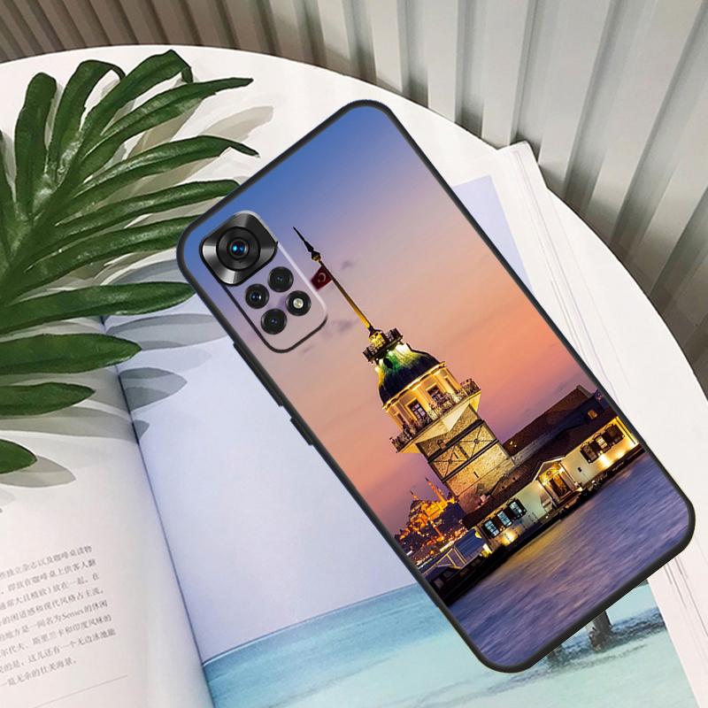 Турция Стамбул Пейзаж Здание Чехол Для Xiaomi Redmi Note 14 13 10 11 12 15 Pro Plus Чехол Для Redmi 15C 14C 10C 12C 13C 15