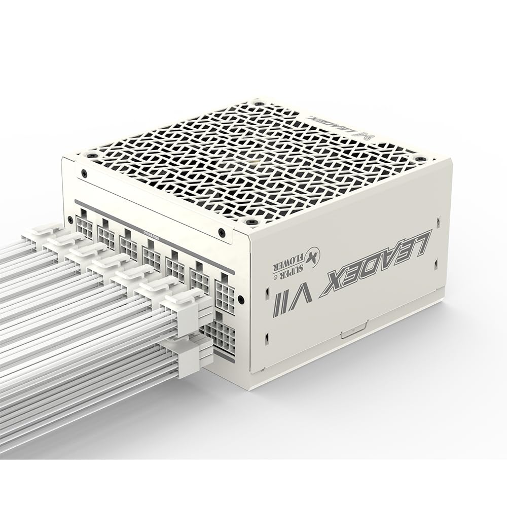 SUPERFLOWER Compatible PC Power Supply LEADEX VII PLATINUM PRO 1000W WT Full Modular 80PLUS PLATINUM Certified Super Connector 12VHPWR Connector Cable