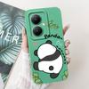 For Vivo Y27 4G Case V2249 Lovely Panda Cartoon Cover Shockproof Soft Silicone Phone Case For Vivo Y27s Y 27 s VivoY27 5G Bumper