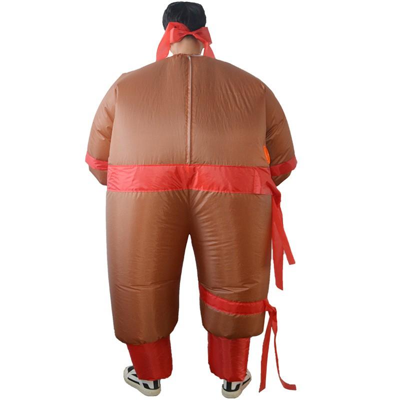 Inflatable Ninja Costume Adults Halloween Party Funny Stage Performance Prop Cosplay Outfit