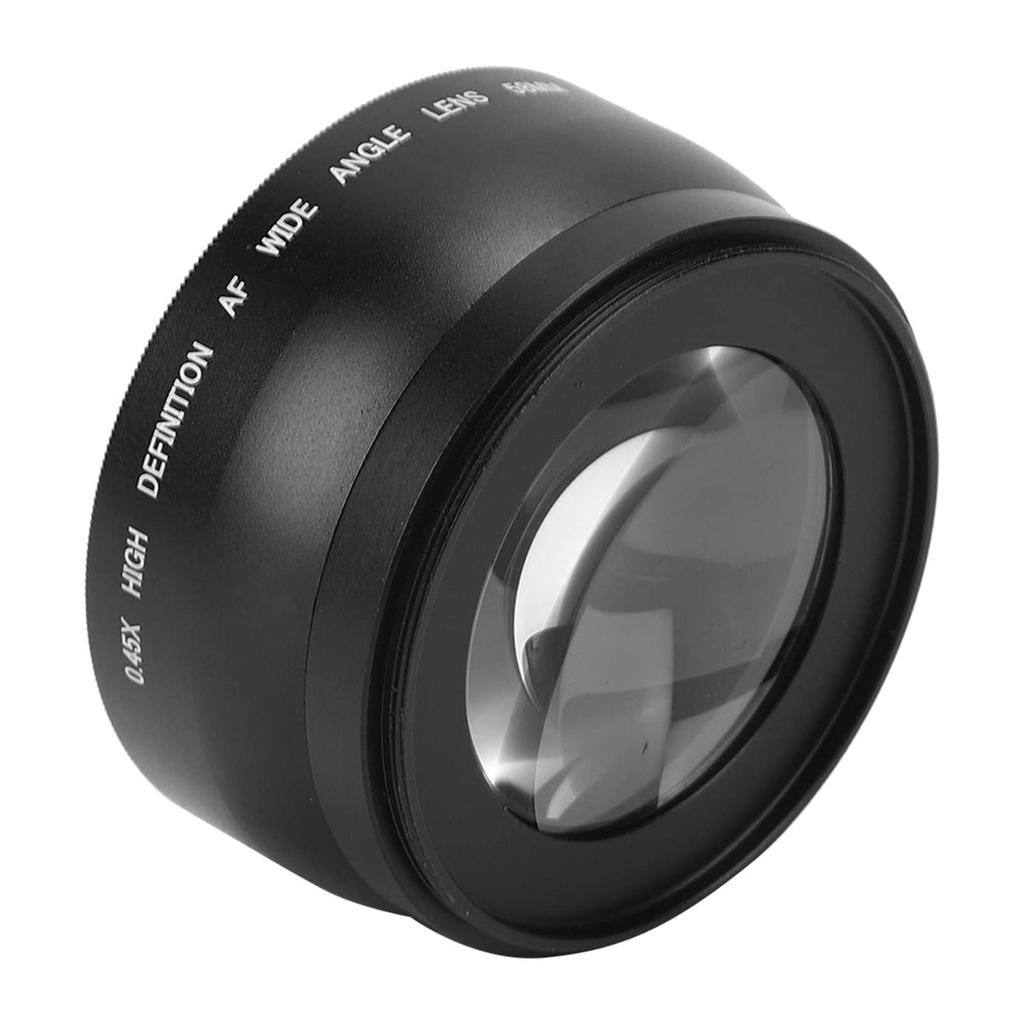 ASHA 58mm Camera Macro Lens for and Olympus Wide-Angle Lens, 0.45X Wide-Angle Canon, Nikon, Sony,