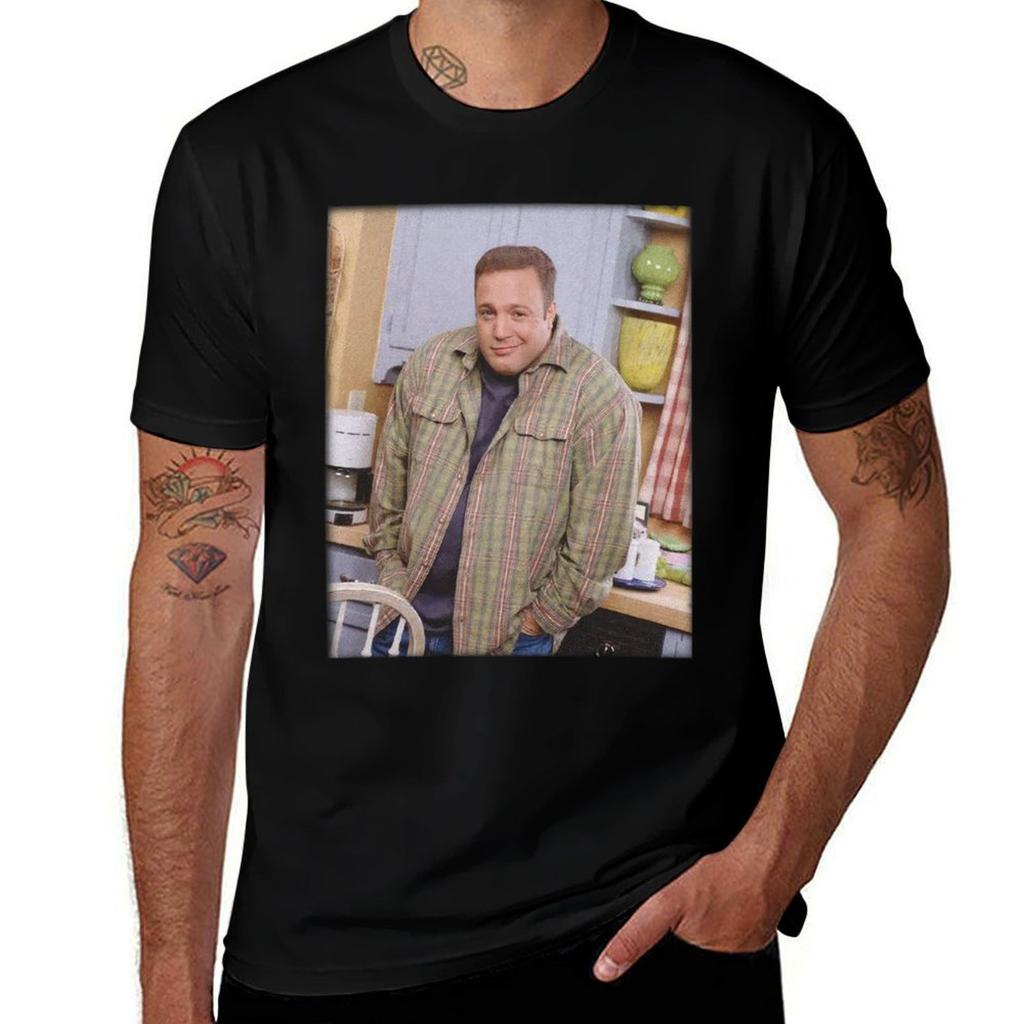 Kevin James King Of Queens Tshirt Standard Fit Solid Tee Shirt