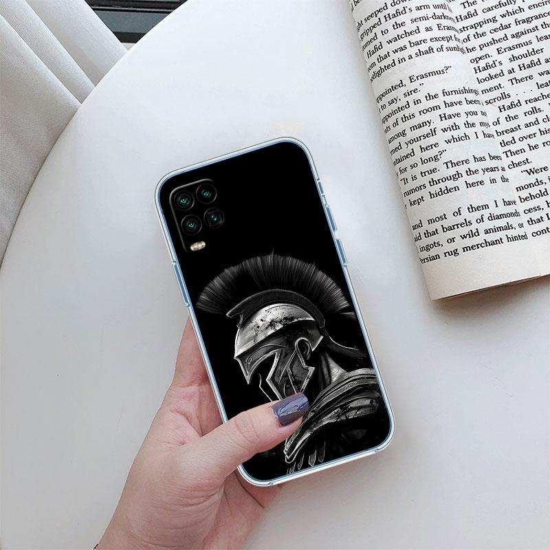 Spartan Warrior Transparent Phone Case for Motorola Moto G10 G20 G30 G31 G32 G34 G35 G41 G42 G50 G51 G52 G55 G60 G60S