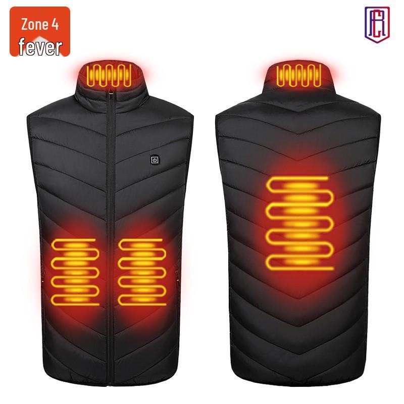 Smart USB Heated Vest: Unisex Winter/Autumn Thermal Wear with Constant Temperature Control