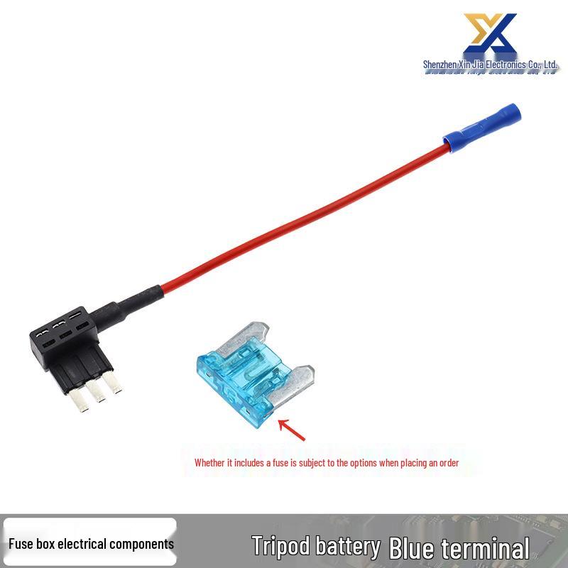 Автомобильная розетка с питанием от ВОМ с блоком предохранителей для неразрушающей проводки, Средняя Малая Мини с Длинной Ножкой