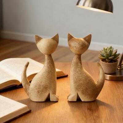 Милый декор комнаты с животными Лошадь Кролик Кошка Жираф Деревянные скульптуры Материалы для раскрашивания своими руками Ремесло Домашний декор Фигурка ручной работы Подарки