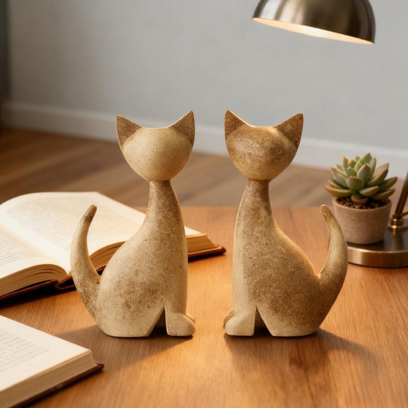 Милый декор комнаты с животными Лошадь Кролик Кошка Жираф Деревянные скульптуры Материалы для раскрашивания своими руками Ремесло Домашний декор Фигурка ручной работы Подарки