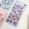 1/8Pcs 3D Sanrio Stickers Anime Sanrio Kuromi Hellokitty My Melody Cinnamoroll Hangyodon Bag Cases Decoration Birthday Gifts