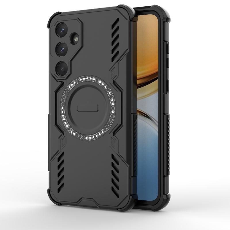 Чехол для Samsung A55 Чехол для Samsung Galaxy A55 Capas Кольцевой Магнитный Жесткий Противоударный Magsafe Беспроводная Зарядка Fundas Samsung A55