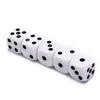 5 Pcs/Set 16mm Drinking Dice White Round Corner Hexahedron Dice Club Bar Party Table Playing Games Dice Set