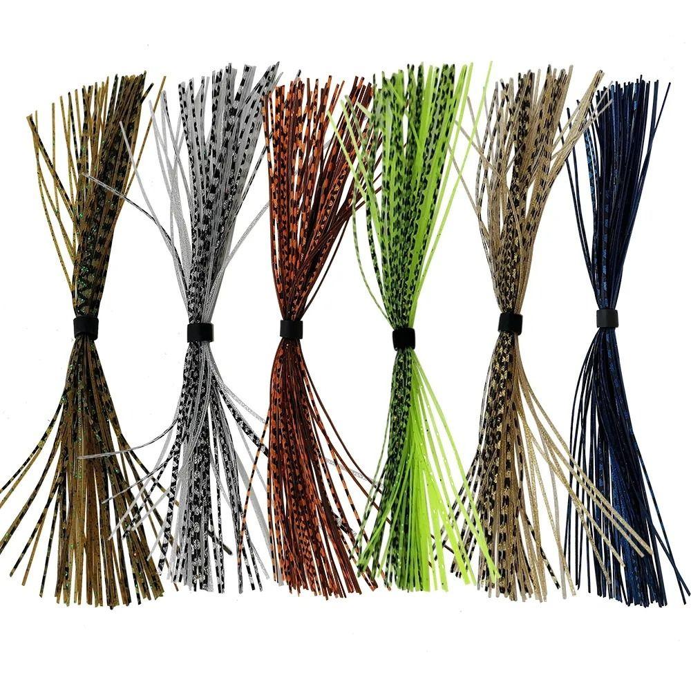 Материал для вязания мушек Баззбейты Спиннер 44 нити Джиг Юбка для кальмара Рыболовная приманка