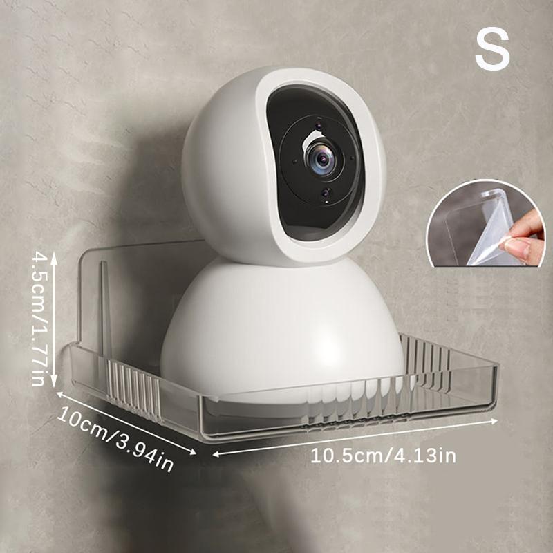 Wall Mount Floating Stand Shelf For Security Camera Mini Speaker Other Small Items In Bedroom Bathroom Kitchen Living Room