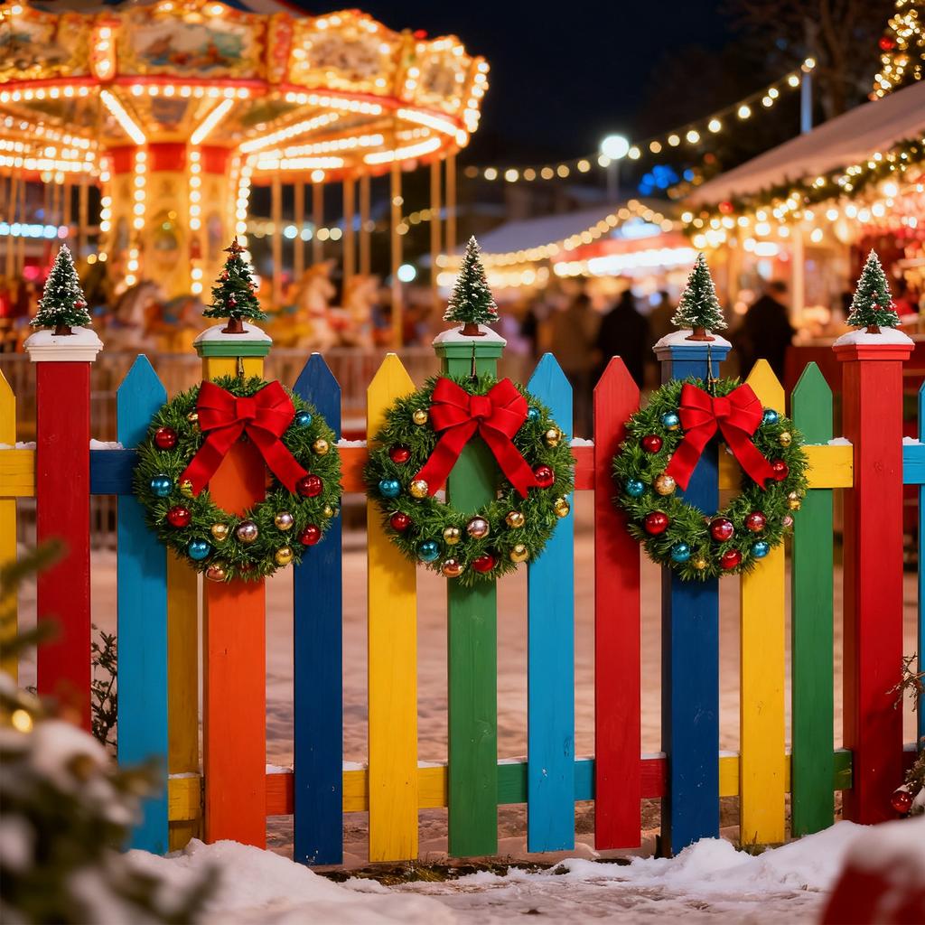 Christmas Wreath Artificial Flower Decoration Wreath Door Hanging Wall Hanging