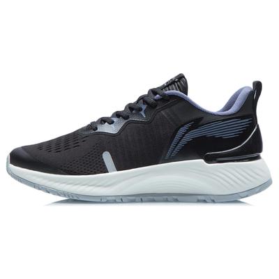 Li Ning YueYing Основные износостойкие дышащие низкие беговые кроссовки Мужские Черные ARHR103-3