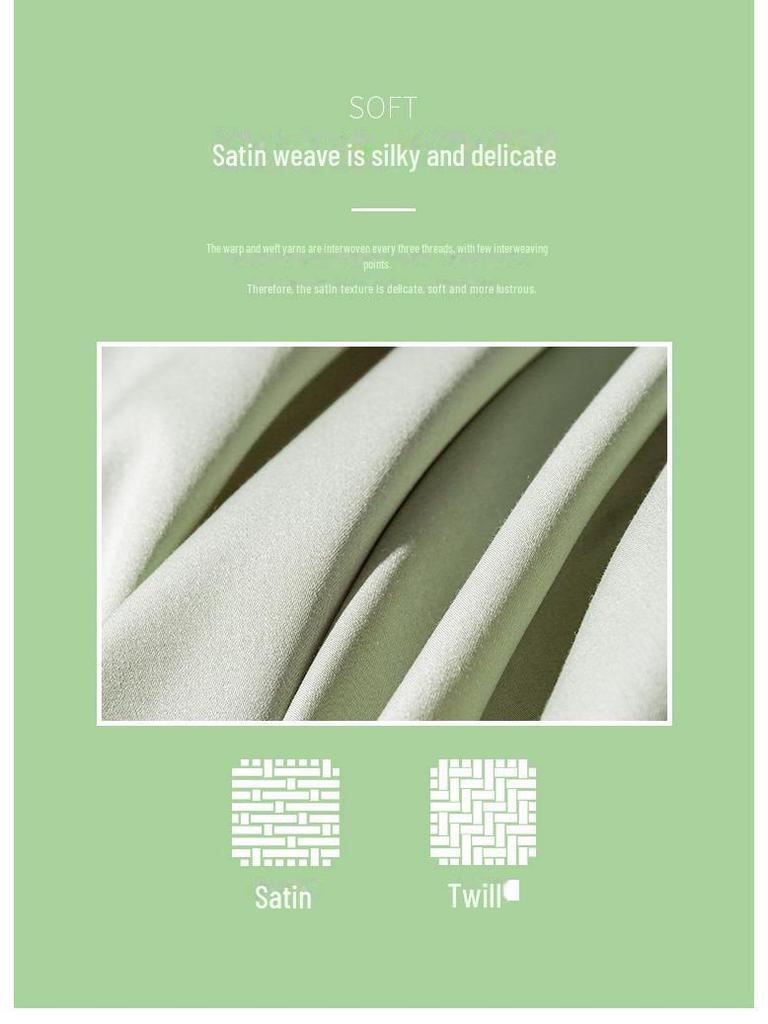 Комплект из 4-х частей одеяла Duo Xi Ai Mei Nordic Light Luxury из длинноволокнистого хлопка 60-го калибра