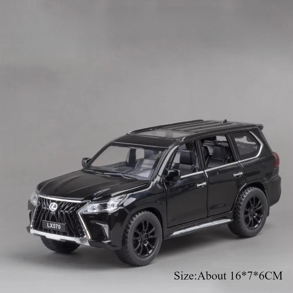 1:32 Lx570 Lm300h Модель Игрушки Литой Сплав Автомобиль 6 Открывающихся Дверей Звук Свет Откатная Миниатюрная Техника Дети Друзья Праздничные Подарки