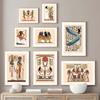 Ancient Egyptian Nordic Poster God Thoth Atum Seshat Pharaoh Tomb Wall Art Print Canvas Painting Decor Pictures For Living Room
