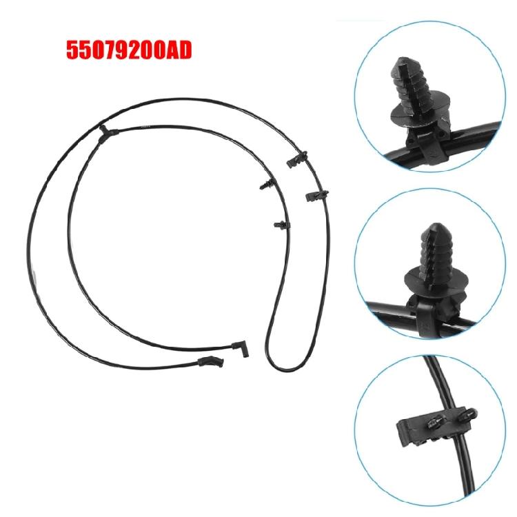 Replacement Washer Nozzle Tube Pipe Automotive Accessories Car Front Windshield Washer Nozzle Hose for 2011-2015