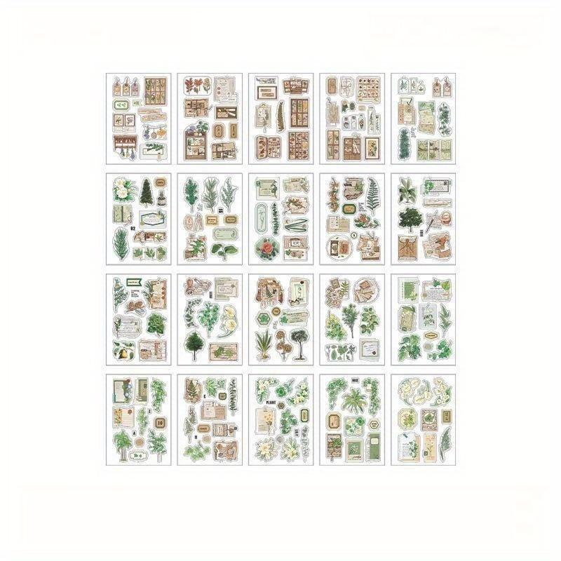1 шт. серия «Старые мечты, новая любовь» наклейки-материалы для украшения блокнота с растениями, материал для блокнота, картон