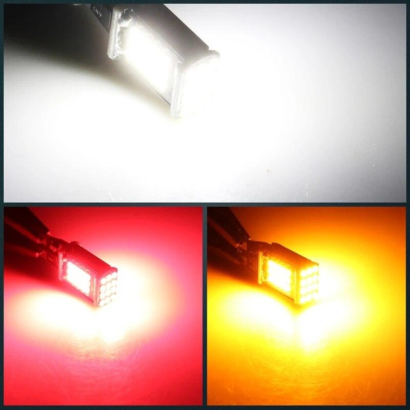 2 шт. T15 W16W 921 912 T16 902 светодиодные лампы высокой мощности супер яркие замена для автомобильного фонаря заднего хода белый Canbus