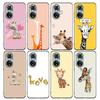 Прекрасный чехол для телефона с изображением жирафа и животного для Honor X8 60 8X 9X 50 30i 21i 20 9A Play Nova 8i 9 SE Y60 Magic4 Pro Lite, чехол
