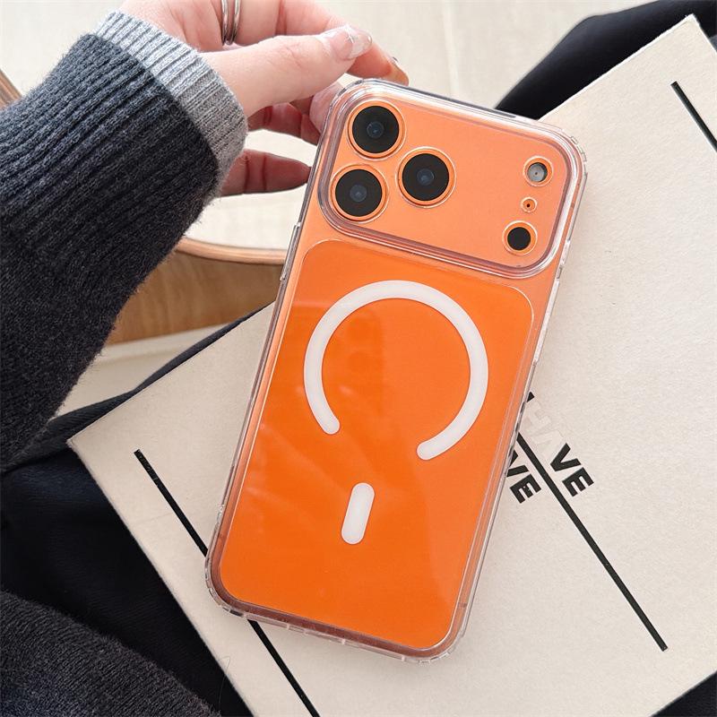 Премиальный прозрачный магнитный чехол для iPhone 14/13 Pro Max - Ударопрочный