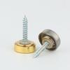 Новые рекламные винты из нержавеющей стали, гвозди, гвозди для крепления зеркал, винты с декоративными крышками, заглушки для винтов, крепления для зеркал