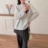 Spring and Autumn New Thin Sequined Design Knitted Sweater Top Mohair Soft Waxy Loose Sweater Pullover Woman