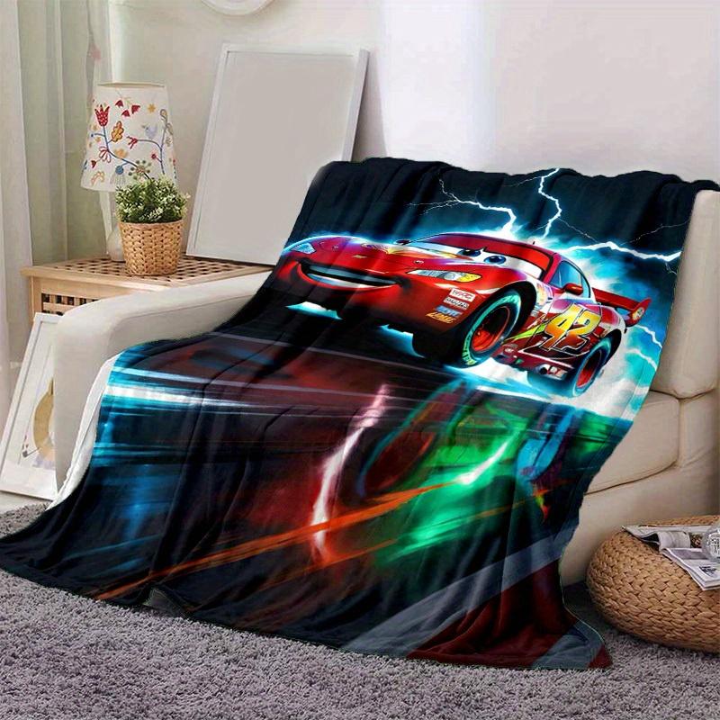 1pc. Lightning McQueen Car Racing Theme Blanket - Home Office Outdoor Gift for All Seasonsz0417208