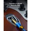 EMK? Guitar Instrument Cable, 10 Feet - Custom Series Premium Rean-Neutrik 1/4" Straight Gold Plug, Blue