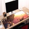 Крутая игровая подставка для мыши Anime Сильный Герой XXL Большая игровая коврик для стола Коврик для офисного стола E-Sports Коврик для клавиатуры Нескользящий коврик для мыши компьютера