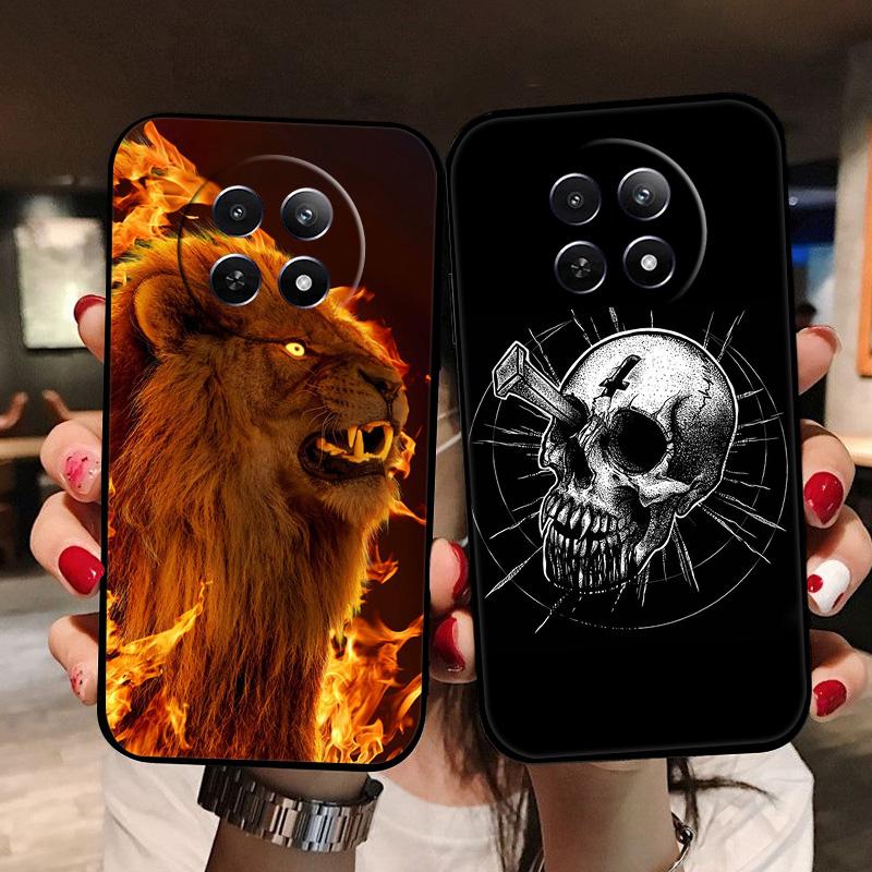 Для Realme 12 5G Чехол Обложка Realme12 Funda Coque Мягкий Модный Силиконовый Защитный Чехол для Камеры Телефона для Realme 12 5G