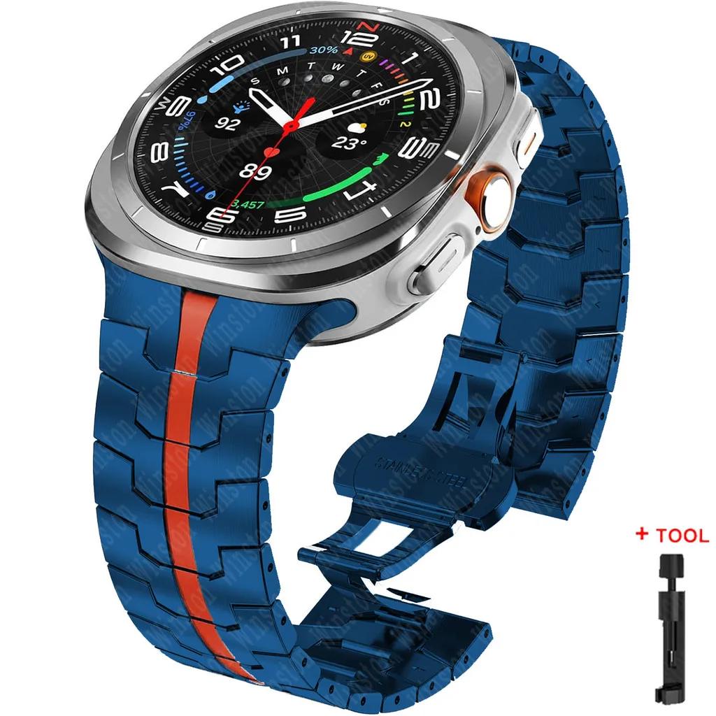 Stainless Steel Metal Bracelet for Samsung Galaxy Watch Ultra 47mm Band for samsung ultra 7 Galaxy Ultra 47MM Wrist Strap Correa