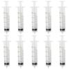 10 Pack 20ml Syringe Syringe Without Needle Rubber Ring Used In Scientific Laboratories Liquid Pet Medicine Feeder
