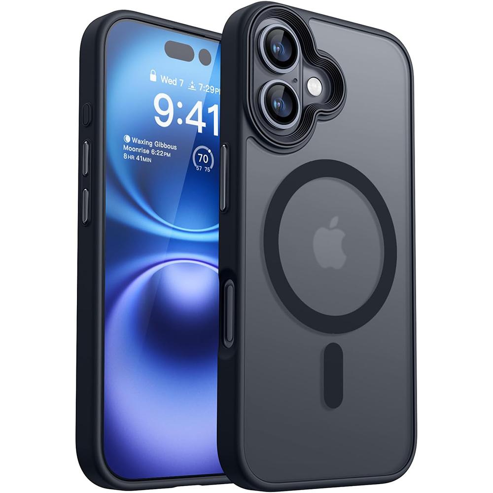 Прочный магнитный чехол Magsafe для беспроводной зарядки iPhone 16 16E 15 14 13 12 Pro Max Plus, гибридный противоударный чехол военного класса