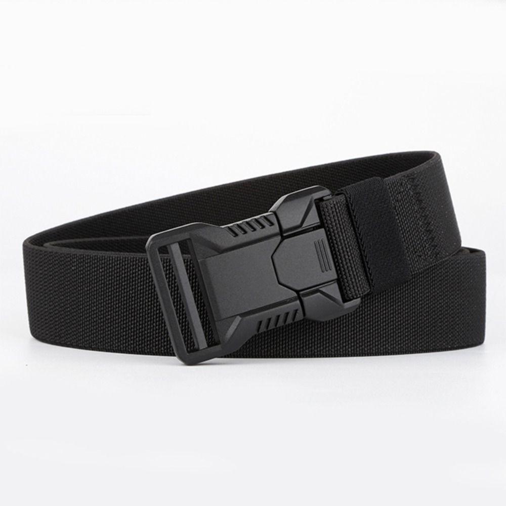 Elastic Canvas Belt Adjustable Jeans Waistband Casual Waist Belts Trouser Pants Decor