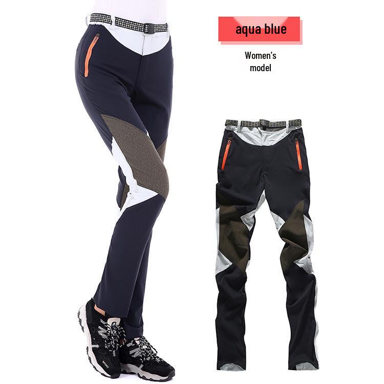 Women's Color-Block Quick-Dry Slim-Fit Mountaineering Pants