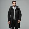 Dad's Long Over The Knee Warm Work Clothes Middle-aged and Elderly Outdoor Down Jacket Men's Jacket