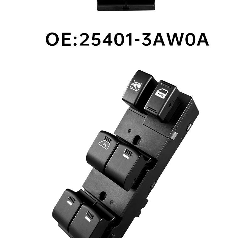 25401-3AW0A Переключатель стеклоподъемника автомобильного окна и стекла для Nissan Sunny/Qashqai