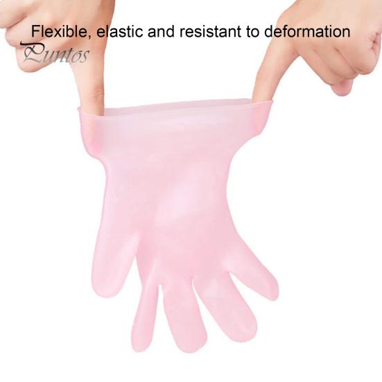 2 пары увлажняющих перчаток, водонепроницаемые, многоразовые, герметичные, эластичные, восстанавливающие, смягчающие сухие потрескавшиеся руки, женские, лосьон-гель, спа-перчатки