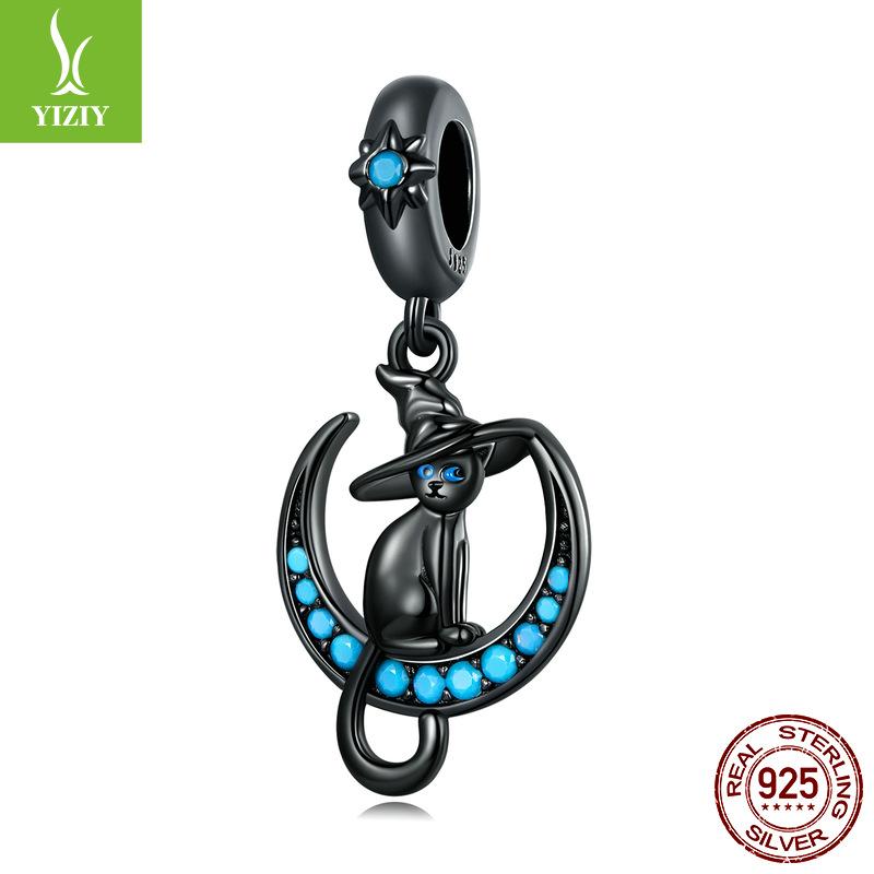 Halloween Bracelet Beaded 925 Silver, Diablo Festival Diy Bead Loose Bead Accessories