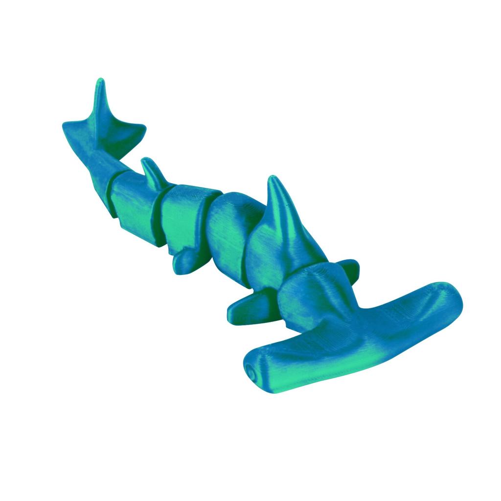 3D-печатная шарнирная игрушка-молот-акула, креативная игрушка, декоративная шарнирная модель животного для взрослых и детей