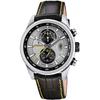 Montre - Homme - F20695/4 - Chronographe - Acier inoxydable - Cuir noir