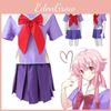 Дневник будущего Мирай Никки 2-я Гасай Юно Косплей Костюм Хэллоуин Наряд Платье