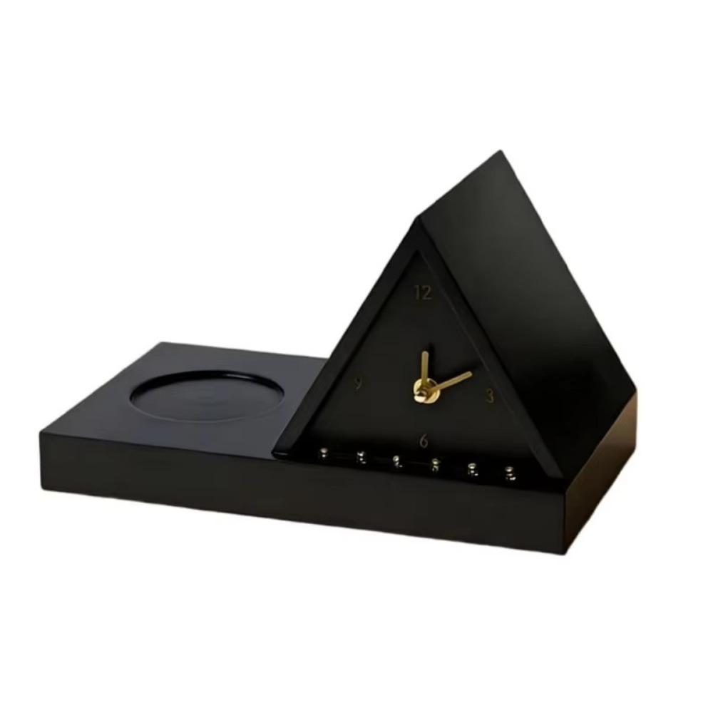 Non-Ticking Book Rest Clock with Light Bedside Table Clock Creative Silent Wall Clock  Bedside