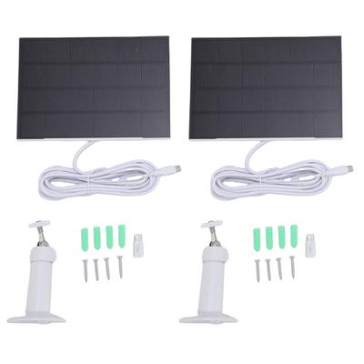 Солнечные панели 8 В, подходят для камеры безопасности Blink Outdoor 4, Micro USB Type C, Солнечное зарядное устройство, Регулируемое крепление на 360 градусов